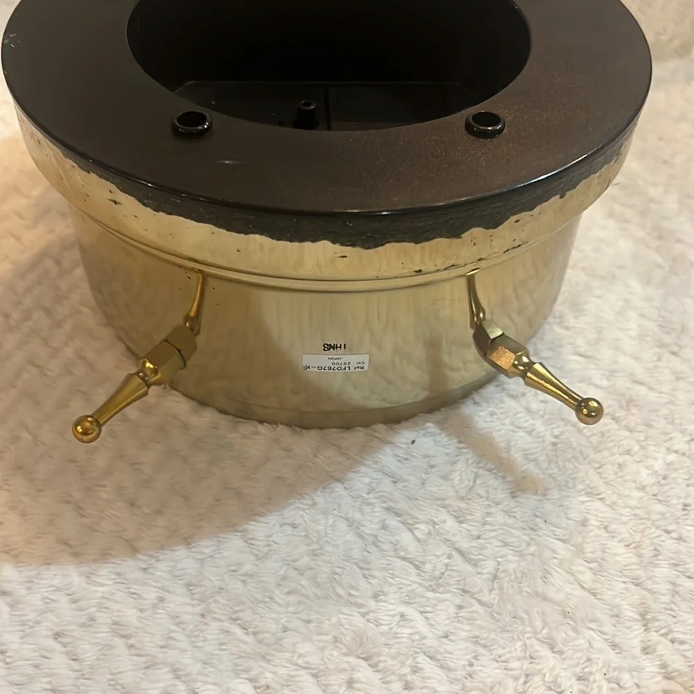 Vintage 1960s Disney Mickey Mouse Gold Tone LORUS Quartz Alarm Clock